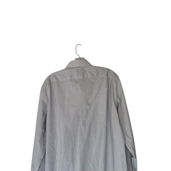 J.Crew Men's Blue Plaid Slim Fit Flex Wrinkle Free Button Down Shirt Size Large - Picture 7 of 11